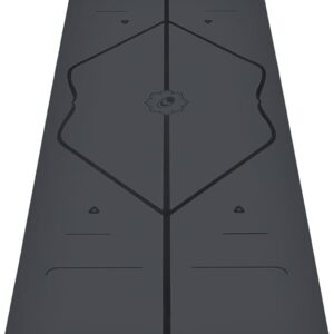Liforme Travel Yoga mat – Patented Alignment System, Warrior-Like Grip, Non-Slip, Eco-Friendly, Ultra-Lightweight and Sweat Resistant, Made with Natural Rubber