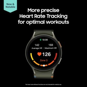 SAMSUNG Galaxy Watch 7 44mm LTE AI Smartwatch w/Energy Score, Wellness Tips, Heart Rate Tracking, Sleep Monitor, Fitness Tracker, 2024, Silver (Renewed)