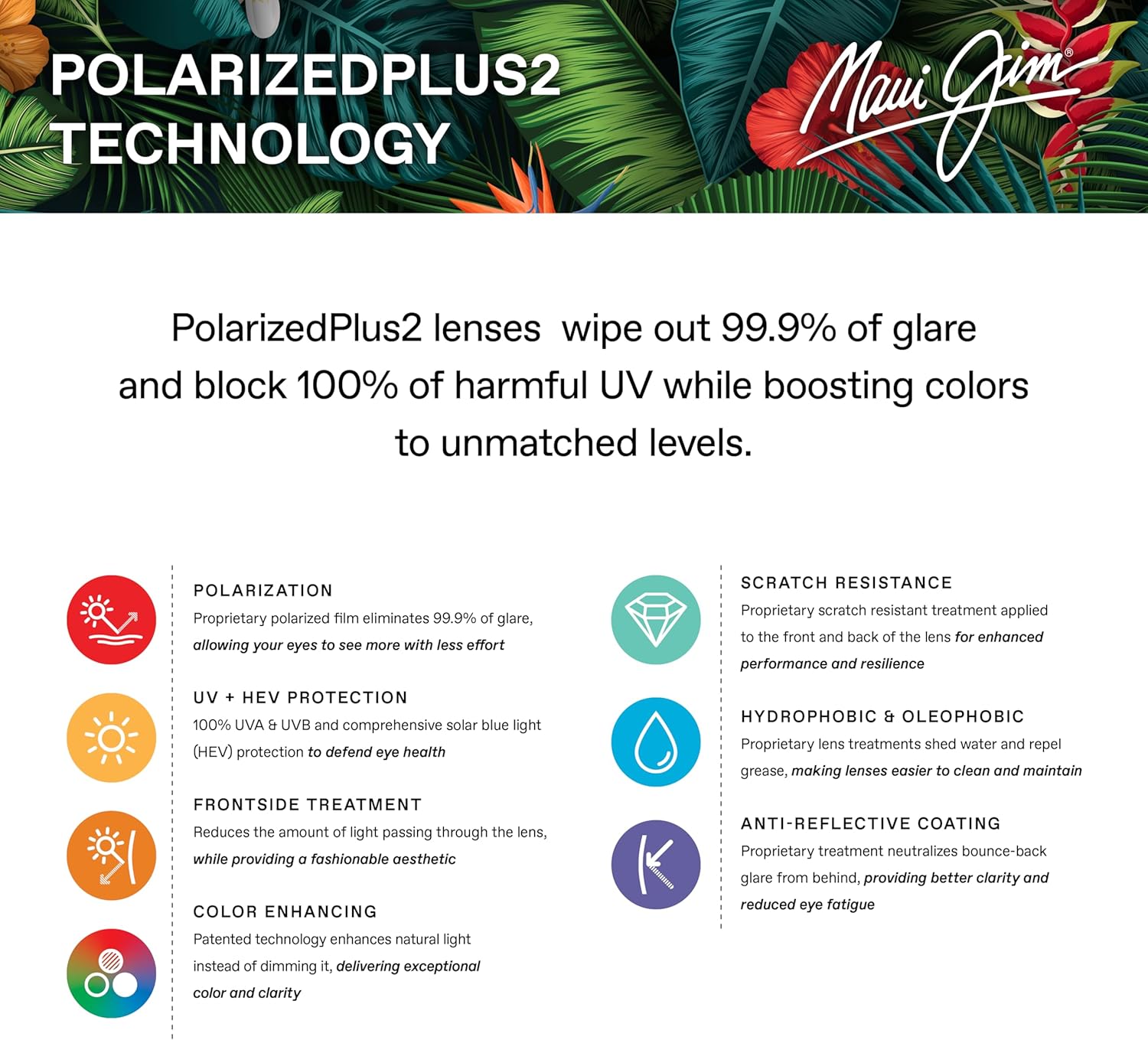 Maui Jim Hookipa Rectangle Sunglasses - Image 4