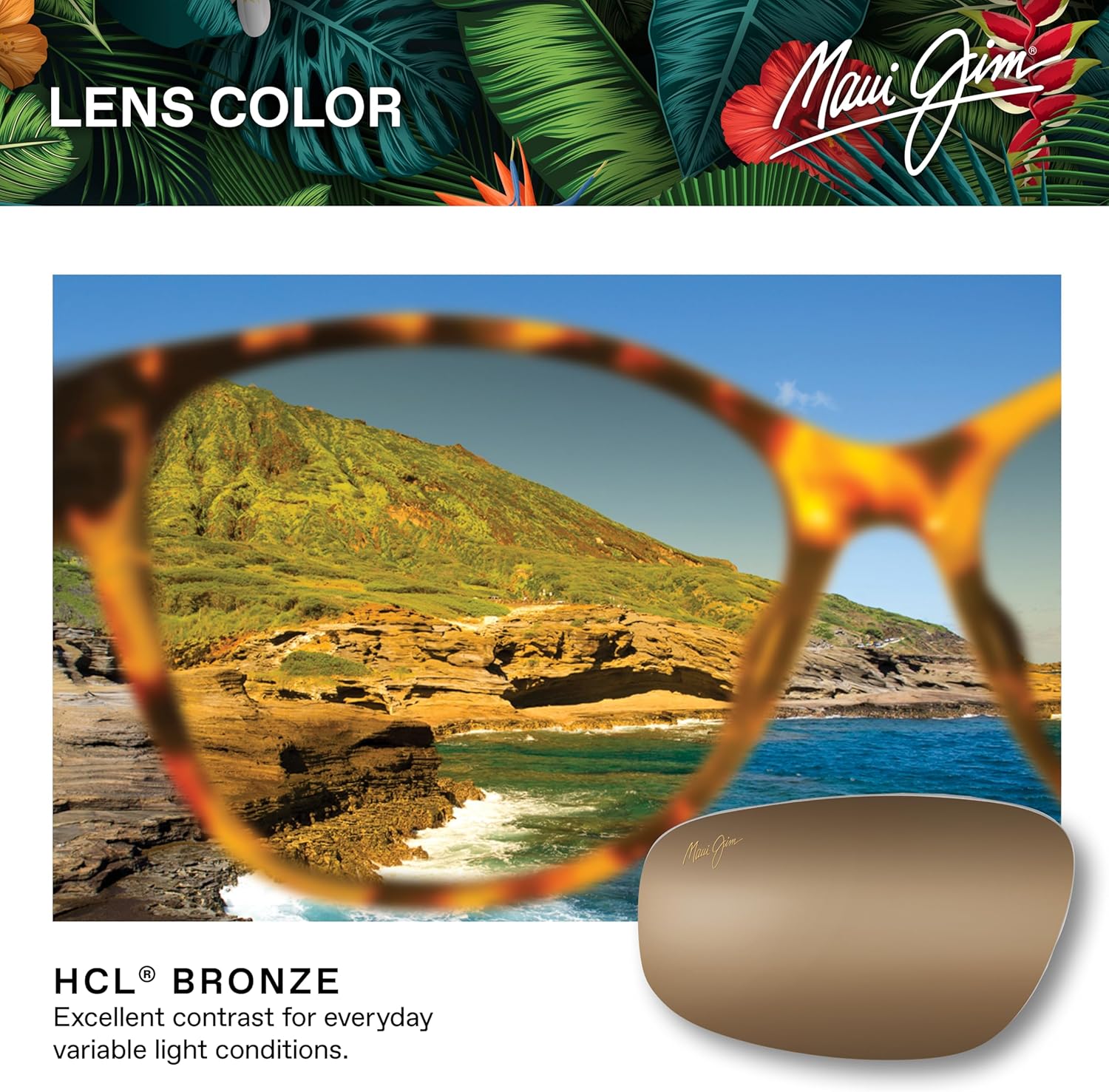 Maui Jim Hookipa Rectangle Sunglasses - Image 5