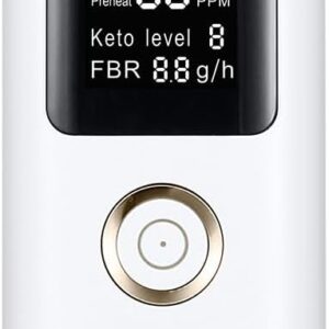 Ketone Breath Monitors for Ketosis Tracking – Ketone Monitoring Breath Analyzer Ketosis Tester | Portable, Professional-Grade Ketone Breath Meter – Accurately Monitor Ketonsis in Your Breath