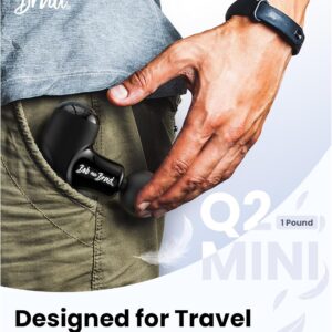 BOB AND BRAD Q2 Mini Massage Gun and Weighted Heating Pad with Far Infrared Therapy
