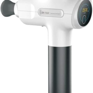 Dr. Fuji Mini Deep Tissue Muscle Massage Gun Adjustable Speed Levels and Replaceable Massage Heads