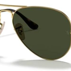 Ray-Ban RB3025 Metal Aviator Sunglasses For Men For Women +BUNDLE with ACCESSORY EYEWEAR KIT