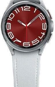 SAMSUNG Galaxy Watch 6 Classic 43mm Stainless-Steel Smartwatch w/Fitness Tracker, Heart Monitor, BIA Sensor, Bluetooth – Silver