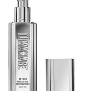 Il Makiage No Filter Poreless Base Smoothing Primer – 30ml / 1.0 fl oz Perfecting Primer for Pores, Flawless Finish, Long-Lasting Makeup Base, White