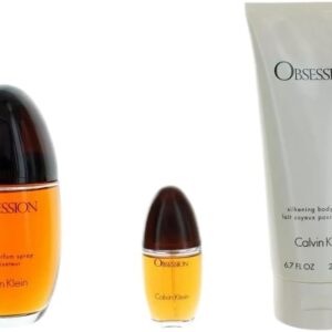 AEJ Calvin Klein Obsession 3.3 Edp 3Pc Women Set