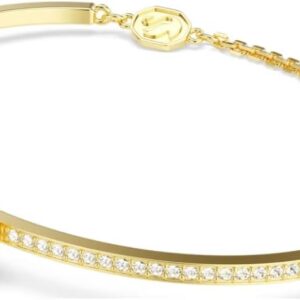 Symbolica bangle Evil eye, Blue, Gold-tone plated