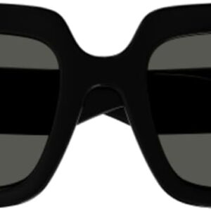 Gucci GG1547S 001 Black/Grey Oversized Square Woman’s Sunglasses, 50/24/145