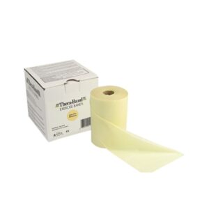 Hygienic/THERABAND 20110 Professional Resistance Band, Tan, X-Thin, 50 yd. Length (Pack of 4)