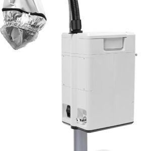 Professional Nano Hair Steamer, Micro Mist Scalp Sanding Hooded Hair Steamer for Deep Conditioning, Multi-Function Hair Care Equipment with Storage Draw for Salon SPA Home