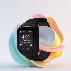 HEALBE GoBe3 – Wearable Health, Fitness and Activity Tracker with Automatic Tracking of Calorie Intake and Burning, Water Balance, Heart Rate, Sleep, neuroactivity, and Stress, with Free app, Obsidian