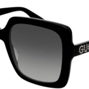 Gucci GG0418S Square Sunglasses For Women + BUNDLE with Designer iWear Eyewear Care Kit