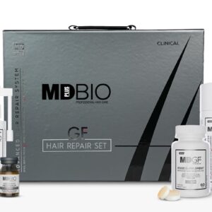 MD PLUS BIO Advanced Special Formula Package – Clinical Hair Transplant Repair Kit – Special Hair Care Set Containing; Shampoo, Serum, Multivitamins and Complex Meso Serum – Biotin, Keratin, Collagen