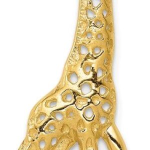 10K or 14K Solid Yellow Gold Animal Pendant Necklace for Women & Men – Fine Gold Pet Jewelry | Memorial Charm Gift for Animal Lovers, Couples, Friends | Small Animal Jewelry Pendant