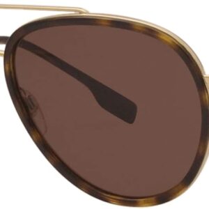 BURBERRY Sunglasses BE 3125 101773 Oliver Gold Dark Brown