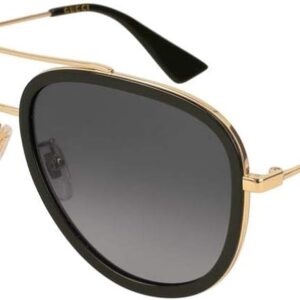 Gucci Womens Polarized UV Protection Aviator Sunglasses Gold O/S