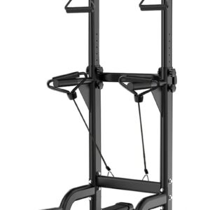 Power Tower Pull Up & Dip Station Multi-Function Home Strength Training Fitness Workout Station Height Adjustable