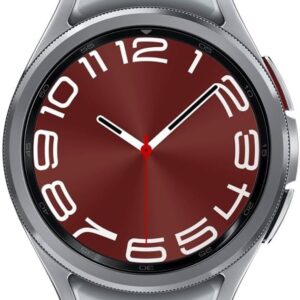 Samsung Galaxy Watch 6 Classic 43mm Smartwatch with Rotating Bezel, Fitness Tracker, Advanced Sleep Coaching, Heart Monitor – Silver (Renewed)