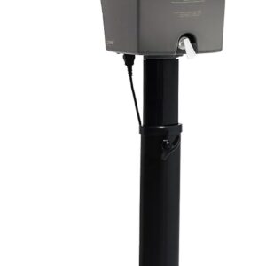 Professional Ultrasonic Ozone Hair Steamer with Micro Mist for Beauty Salon, 700W Multifunctional Adjustable Hair Dyeing Machine, Hair Care SPA Steamer Machine, 7 Light Style (Black)