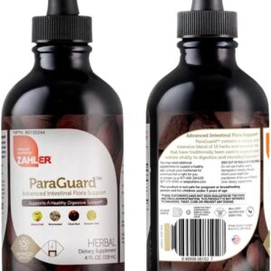 Zahler – ParaGuard Liquid Drops – Gut Health Supplement – Formula has Wormwood, Garlic Bulb, Pumpkin Seed, Clove & More – Natural Support for Humans – Certified Kosher (4 Oz) (4 oz., Drop)