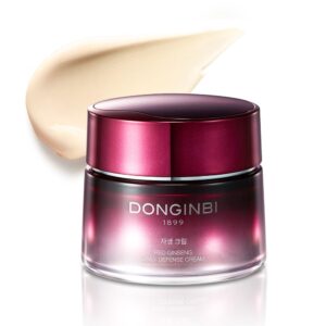 Donginbi Red Ginseng Daily Defense Cream – Firming Cream for Loose Skin, Face Moisturizer for Skin Barrier Repair, Korean Red Ginseng, Skin Care Gifts for Women, 0.8 floz / 25 ml