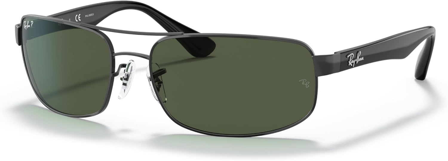 Ray-Ban Men's RB3445 Rectangular Sunglasses