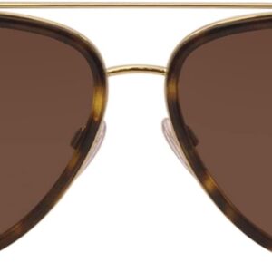 BURBERRY Sunglasses BE 3125 101773 Oliver Gold Dark Brown