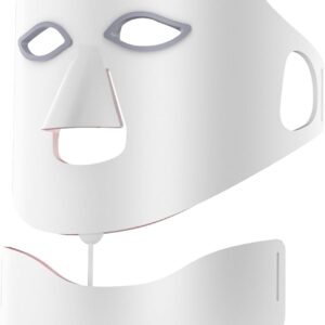 Red Light Therapy for Face and Neck – 7 Colors Red Light Mask, Facial Skin Care Device, Portable, Rechargeable and Ergonomic Design for Home