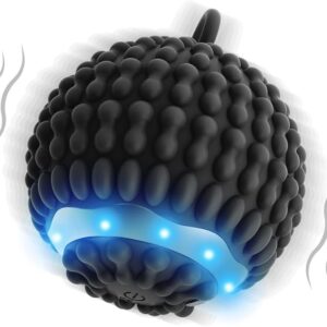 Rechargeable Vibration Therapy Ball for Hand Tremor & Parkinson’s Support – Physical Therapy Massage Device to Reduce Stress, Arthritis Pain Relief, Elderly-Friendly Design for Home/Travel Use