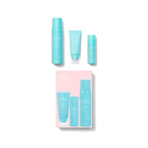 TULA Skin Care Acne Heroes Level 3 Acne Clearing Routine – An Effective, Gentle, and Complete Acne-Clearing Routine for Mild to Severe Breakouts, 3-Piece Kit