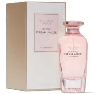Victoria’s Secret Heavenly Dream Angels Eau de Parfum, Notes of Prismatic Musk, Raspberry Nectar & Amber Crystals, Perfumes for Women (3.4 oz)