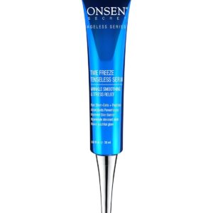 Onsen Secret Time Freeze Tenseless Serum Wrinkle Smoothing & Stress Relief | Recommended by Dermatologist Serum for Wrinkle Repair Made in USA 0.68 fl Oz 20 ML