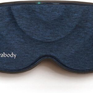 TheraGun Therabody Sleep Mask Ultra-Comfortable, 100% Blackout Sleep Eye Mask with Gentle Eye Massager Vibration for Stress Relief, Headache Relief & Self Care – Facial Massager for Women & Men