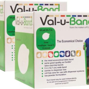 Val-U-Band Exercise Band Twin Pak, Lime