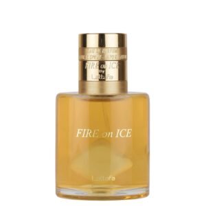 Lattafa Fire On Ice – Fruity, Spicy, Woody, Ambery – Eau de Parfum Spray Long-Lasting Fragrance for Unisex, 3.71 Ounce / 110 ml
