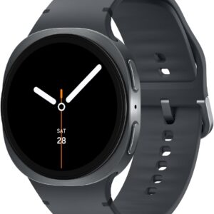 Samsung Galaxy Watch 8 (2025) 44mm Bluetooth Smartwatch, Cushion Design, Fitness Tracker, Sleep Coaching, Running Coach, Energy Score, Heart Rate Tracking, Graphite [US Version, 2 Yr Warranty]