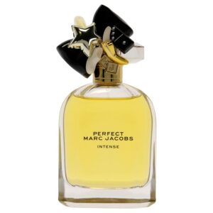 Marc Jacobs Perfect Intense Eau de Parfum – Woody Floral Women’s Perfume – With Notes of Daffodil, Jasmine, Roasted Almonds & Sandalwood