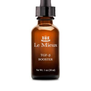 Le Mieux TGF-B Booster – Anti Aging Triple Growth Factor Facial Serum with Hyaluronic Acid & Peptides, Hydrating Face Serum with No Parabens (1 oz / 30 ml)