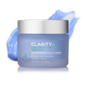 ClarityRx Call Me In The Morning Soothing Recovery Facial Cream, Natural Plant-Based Face Moisturizer with Skin-Protecting Antioxidants, Paraben & Cruelty Free Skin Care