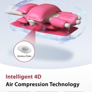 CINCOM Hand Massager with Heat and Compression, Finger and Palm Massage Machine for Pain Relief, Arthritis and Improved Circulation, Gifts for Women, Cordless and Rechargeable (White)