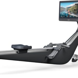 Hydrow Pro Rowing Machine with Immersive 22″ HD Rotating Screen – Stows Upright | Live and On-Demand at-Home Workouts, Membership Required