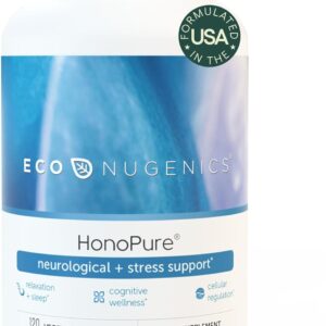 EcoNugenics – HonoPure – 120 Capsules | Professionally Formulated with 98% Pure Honokiol | Supports Cellular, Neurological & Cognitive Health | Safe, Effective & Highly Regarded Antioxidant