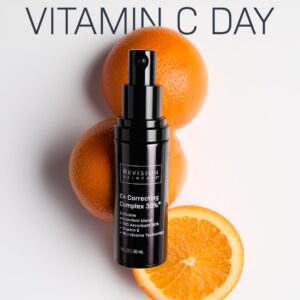 Revision Skincare C+ Correcting Complex 30%® Face Serum – Anti-Aging Antioxidant Blend with Vitamin C, Reduces Fine Lines & Wrinkles, Brightens & Firms Skin, Safe for Sensitive Skin