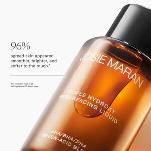 Josie Maran Anti Aging Skincare Set – Includes Triple Hydroxy Gentle Face Exfoliant, Argan Milk Serum, Intensive Hydration Nightly Face Cream & 100% Pure Argan Oil (4 Count)