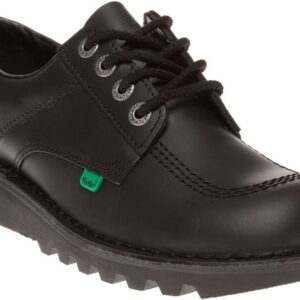 Kickers Men’s Kick Lo Core Black Leather Shoes