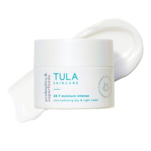 TULA Skin Care 24-7 Moisture Intense Ultra Hydrating Day & Night Cream – Ultra Nourishing Moisturizer for Face, Soothe Skin, Maintain Skin Balance & Improve Skin Smoothness