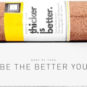 Luxury Cork Yoga Mat – Non Slip, Extra Thick Grip. Thicker, Longer, and Wider for More Comfort and Support. Tough Enough For Hot Yoga. Natural, Non Toxic, and Eco Friendly. Optional Alignment Lines.