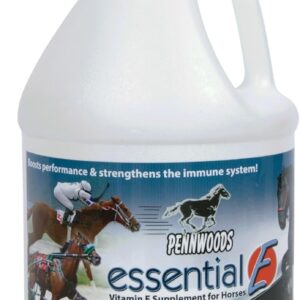 Essential E: Equine Vitamin E Supplement for Horse Health, Performance, Recovery & Nutrition – 1 Gallon