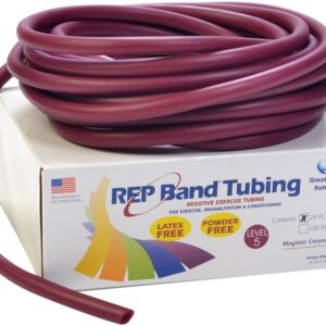 Magister Resistive Exercise – Rep Latex-Free Tubing Plum (Level 5) 100′ (100 ft)